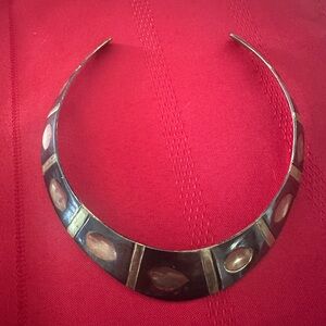 Elegant Copper Cuff Necklace